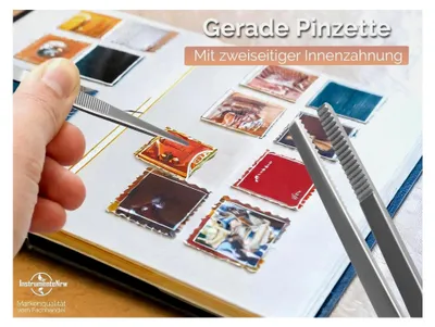 Produktbild von Gerade Anatomische Pinzette 9,0 cm aus Edelstahl