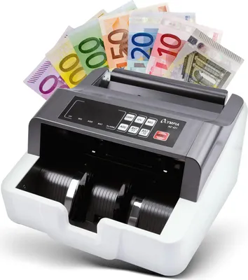Produktbild von Olympia NC 451 Geldzählmaschine Geldscheinprüfer Register & Automatisc.