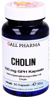Zdjęcie produktu dla GALL PHARMA Cholina 100 mg GPH, kapsułki, 60 szt.