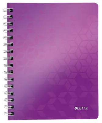 Productafbeelding van Leitz WOW, paars, A5, 80 bladen, 80 g/m², geruit papier