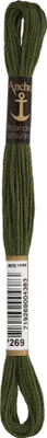 Produktbild von Anchor Sticktwist 4635000-00269 wachholder dunkel Stickgarn, 100 % Baumwolle