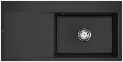 Produktbild von Villeroy & Boch Keramikspüle 33611FS5, Subway Style 60 Flat Flächenbündige Spüle - inkl.