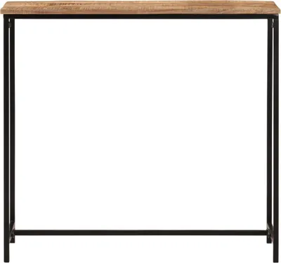 Zdjęcie produktu dla vidaXL Stolik 80x30x74 cm z litego drewna mango i żelaza