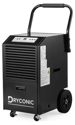 Produktbild von Dryconic Luftentfeuchter 50 l/Tag – professioneller Bautrockner – kontinuierlicher Abluftbetrieb – 5,5-l-Wassertank