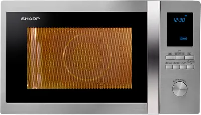 Image de Micro-ondes combiné à surface plane Sharp Home Appliances R-982STWE 42 L 1 000 W Acier inoxydable