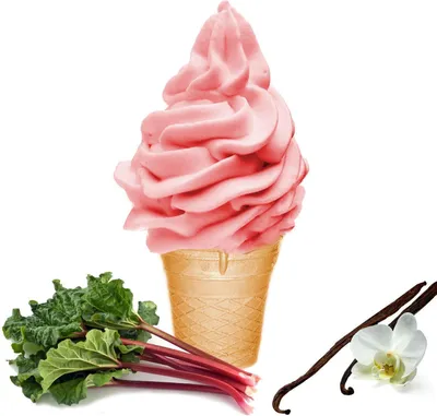 Immagine prodotto di Polvere per gelato soft al rabarbaro e vaniglia 333 g
