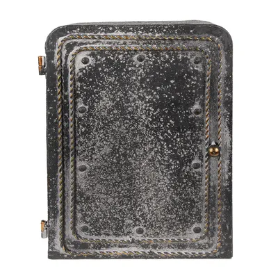 Obrázok produktu pre Schránka na kľúče Clayre & Eef 23x10x30 cm čierna sivá kovová