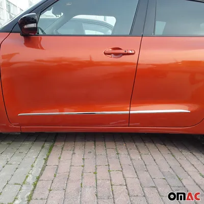 Zdjęcie produktu dla Listwa ochronna drzwi bocznych do Hyundai i10 2020-2025 chrom 4x