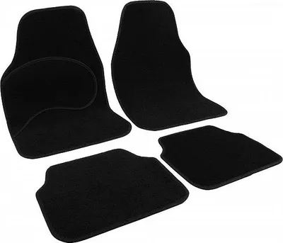 Produktbild von 4-teiliges Universal-Auto-Fußmatten-Set | Schwarz