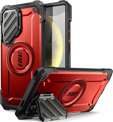 Produktbild von Supcase, MagSafe Hülle Galaxy S25 Ultra Unicorn Beetle MAG XT, Rot