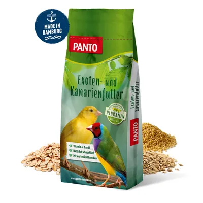 Produktbild von PANTO Kanarienfutter Spezial mit Pluramin® (ohne Rübsen) 25kg - Ziervogelfutter