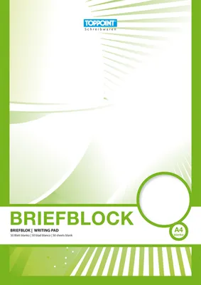 Produktbild von Stylex Briefblock A4 blanko 40017