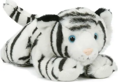 Produktbild von Plüschtier Tiger weiß 27 cm, Kuscheltiere Stofftiere Raubkatzen Zootiere Tiere