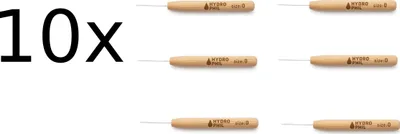 Produktbild von Hydrophil 60 Stück Nachhaltige Interdentalbürsten aus Bambus 0,40 mm