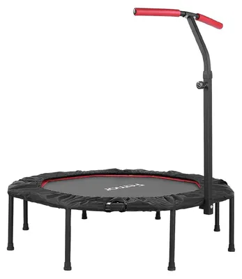 Immagine prodotto di TRAMPOLINO FITNESS - Mini trampolino da 127 cm con maniglia a T regolabile e sistema di molle elastiche