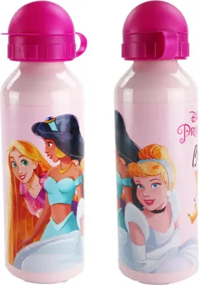 Produktbild von Disney Prinzessinnen Alu Wasserflasche Trinkflasche Flasche 520 ml
