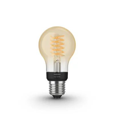 Obrázek produktu pro Philips Hue White A60 – chytrá žárovka s paticí E27, Chytrá žárovka, Bluetooth/Zigbee, Černá, Šedá, LED, E27, A60