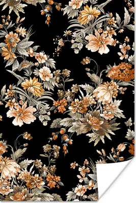 Produktbild von MuchoWow® Poster Blumen - Stillleben - Muster 20x30 cm - Papierdruck