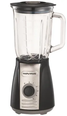 Produktbild von Morphy Richards 403010, Tischplatten-Mixer, 1,5 l, Pulsfunktion, 400 W, Grau, Transparent