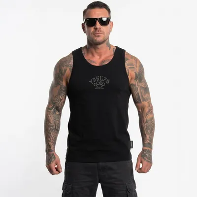 Obrázok produktu pre Pánske tielko Yakuza Crusher Slim Racer Basic, čierne, veľkosť M