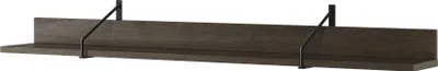 Produktbild von Minio, Wandregal  "IMPERA" 155 cm, Wohnzimmer, Portland Esche / Schwarze Farbe