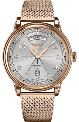 Zdjęcie produktu dla Zegarek  Aviator V.3.44.2.400.5 różowe złoto