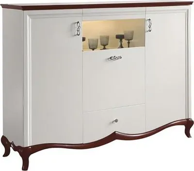 Produktbild von Sideboard Anrichte Schrankbuffet Vitrinenschrank Servierkommode Buffetschrank