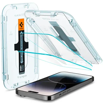 Produktbild von Spigen EZ FIT GLAS.tR, Apple, iPhone 14 Pro, Kratzresistent, Transparent, 1 Stück(e)