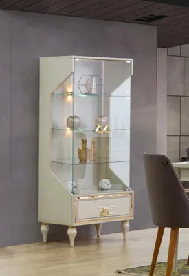 Obrázok produktu pre Sklenené vitríny, skrinky, nábytok do obývačky, komody, skrine, luxusný dizajn