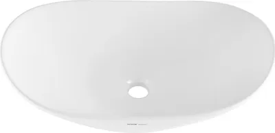 Produktbild von Modern Ceramic Vessel Sink 23.3" x 14.2" Bathroom Vanity Bowl Countertop