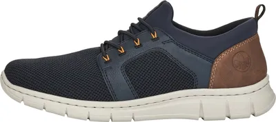 Produktbild von Rieker Herren Sneaker Stoff Schlupfschuh Gummizug B7796, Größe:42 EU, Farbe:Blau
