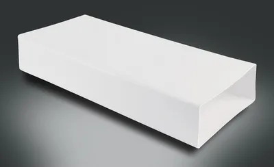 Produktbild von Rotheigner Flachkanal weiß 220 mm x 90 mm L = 500 mm