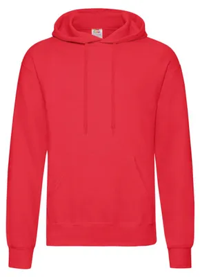 Immagine prodotto di Fruit of the Loom - Felpa con cappuccio leggera da uomo/donna unisex LT1392 (L) (rossa)