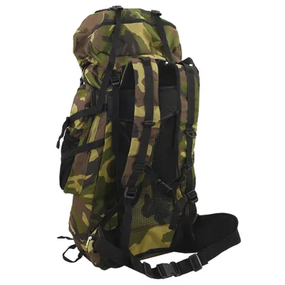 Immagine prodotto di Zaino da Trekking Verde Mimetico 60 L in Tessuto Oxford