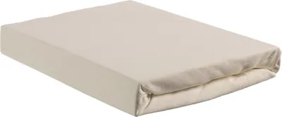 A folded fitted sheet on a white background.
