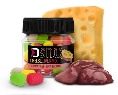 Image de DELPHIN MIX D SNAX WAFT, appâts, fromage et foie, 10 x 7 mm / 20 g, 101003739
