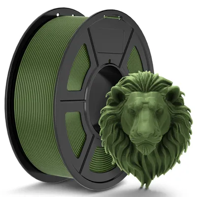 Immagine prodotto di Filamento PLA, 1,75 mm, 1 kg, verde oliva