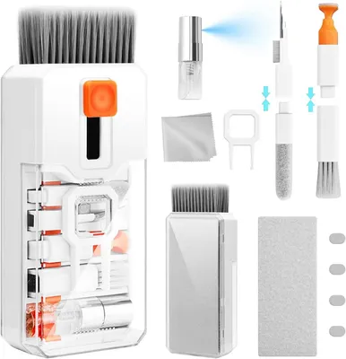 Produktbild von Ordilend Tastatur Reinigungsset 1-in-1 Keyboard Cleaner PC Laptop Handy Tablet Kamera