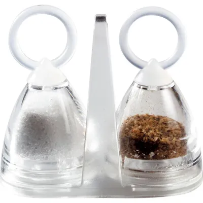 Produktbild von Menage Salz/Pfeffer (0,3/3 g)  Transparent PS 50x30x50 | Packung (220 Stück)