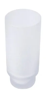 Produktbild von KEUCO Echt-Kristallglas Ersatz weiß mattiert für Toilettenbürsten-Garnitur Edition 11