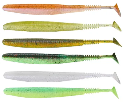 Produktbild von Illex Magic Z Shad 13,5cm 9,6g - 5 Gummifische, Illex Farben:Clear Wakasagi