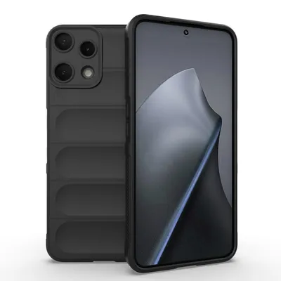 Productafbeelding van MobyDefend Hoesje - Geschikt voor Nothing Phone (3a) Lite - TPU Gripcase - Zwart