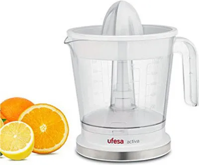 Produktbild von Ufesa EX4942, Handsaftpresse, Transparent, Weiß, 1 l, 40 W