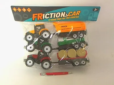 Obrázok produktu pre Traktor s prívesom 3ks/vrecko 6693-20 06034