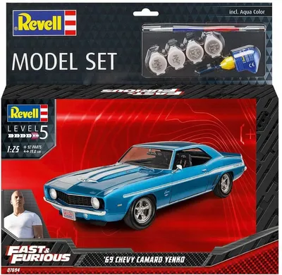 Obrázek produktu pro Sada modelů Revell Fast & Furious 1969 Chevy Camaro Yenko v měřítku 1:25