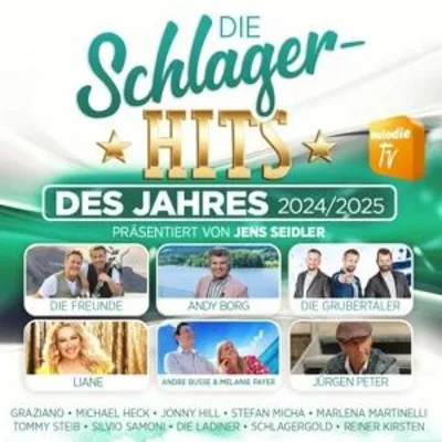 Produktbild von Die Schlager-Hits des Jahres 2024/2025 präsentiert von Jens Seidler - 2er CD