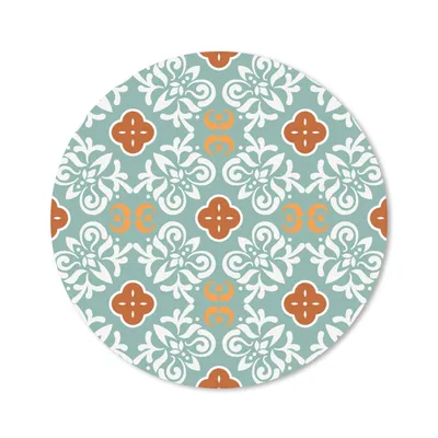 Produktbild von MuchoWow® Mauspad Mousepad Muster - Blumen - Abstrakt 40x40 cm - Mousepads - Maus Mat - Pad - Mausunterlage - Schreibtisch Accessoires