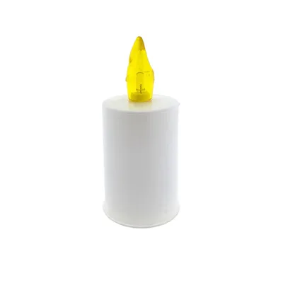 Obrázok produktu pre Sviečka LED biela - žltý plameň BC173