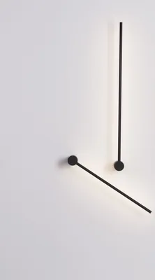 Produktbild von Nova Luce SYNTHESI LED Wandleuchte Schwarz 23W Warmweiss 6x10x60cm 9009324