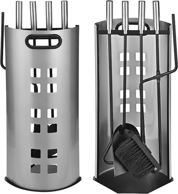 Produktbild von 5tlg. Kaminbesteck Set, Edelstahl